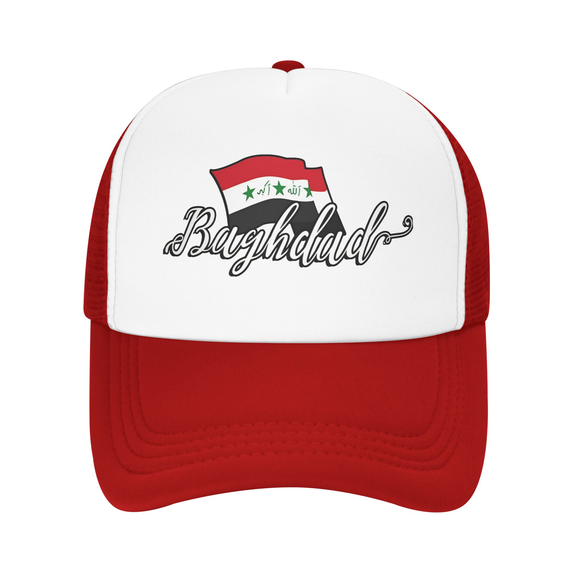 Summer Mesh Sun Hats Baghdad Iraq  Summer Baseball Cap Classic Trucker Hat  Unisex Unisex Print Outdoor Gym Adjustable Baseball Cap One Size