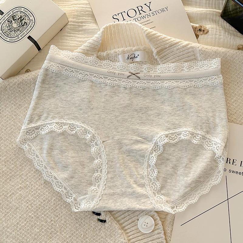 Ladies Spring Cotton Simple 10a Bacteriostatic Comfortable Breathable Waist Triangle Briefs