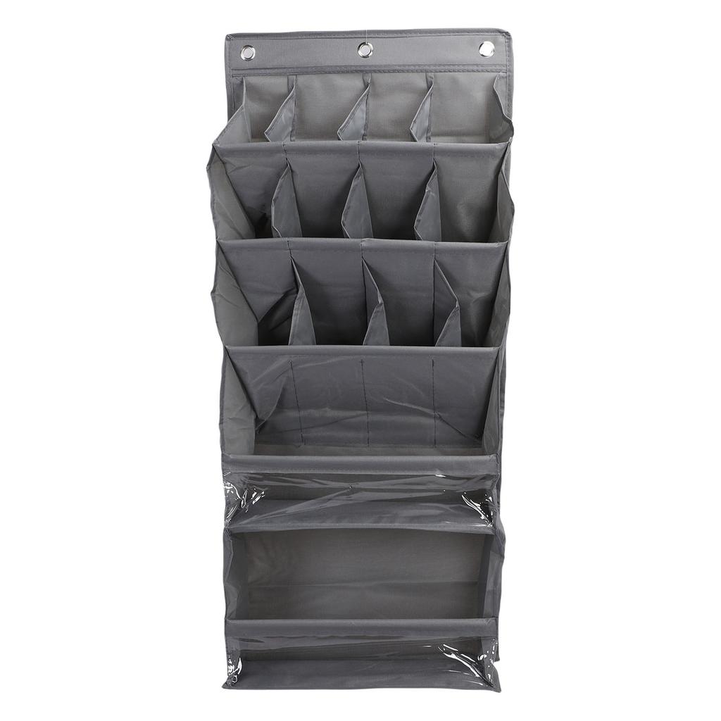 Over The Door Shoe Bag Breathable Space Saving Hanging Storage Holder with Pockets Hanging Shoe Rack for Closet Multi