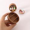 Miniature Kitchen Dollhouse Bread & Jam Basket Toy Set