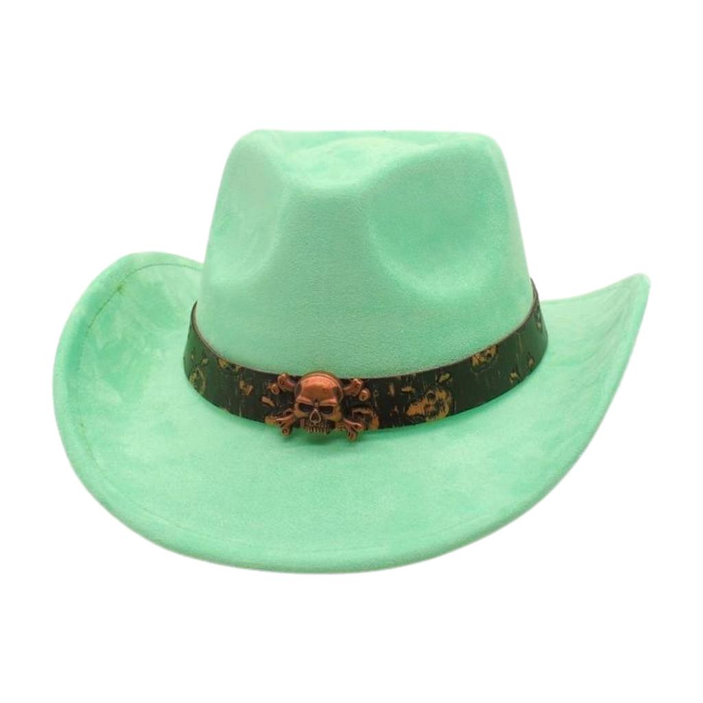 Western Cowboy Hat Performance Stage Jazz Hat Resort Style Skull Accessories Ethnic Style Top Hat