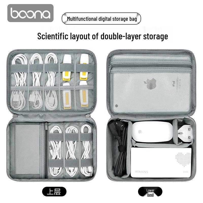Multi-Device Digital Storage Case: Earphones, Cables, Hard Drives, Power Banks