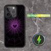 Cool S-Spider Web H-Heart Phone Case For iPhone 17,16,15,14,13,12,11,Pro,Max,Plus,Mini,SE Magsafe Magnetic Wireless Charging