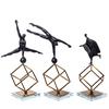 Modern Minimalist Creative Gymnastics Figure Decoration Room Geometric Wrought Iron Ornament