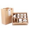 White porcelain kung fu tea set ceramic tea sea glass tea sea tea cup cover bowl tea set opening gift companion