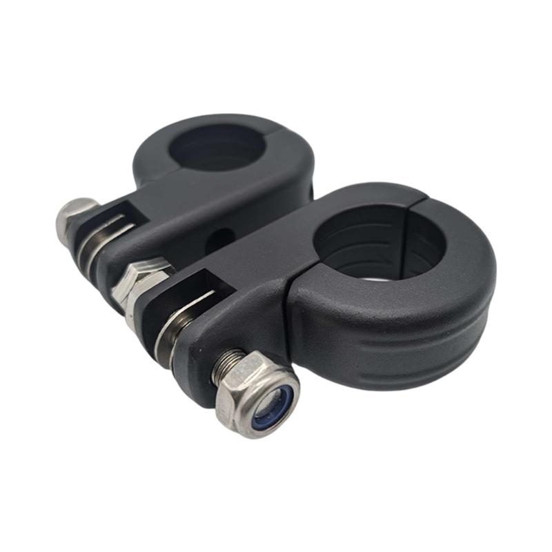 

Anti Slip Motorcycle Foot Pegs Sturdy Aluminum Foot Rests Fast Installation No Tools Needed Quick Fixing for Bike чорний
