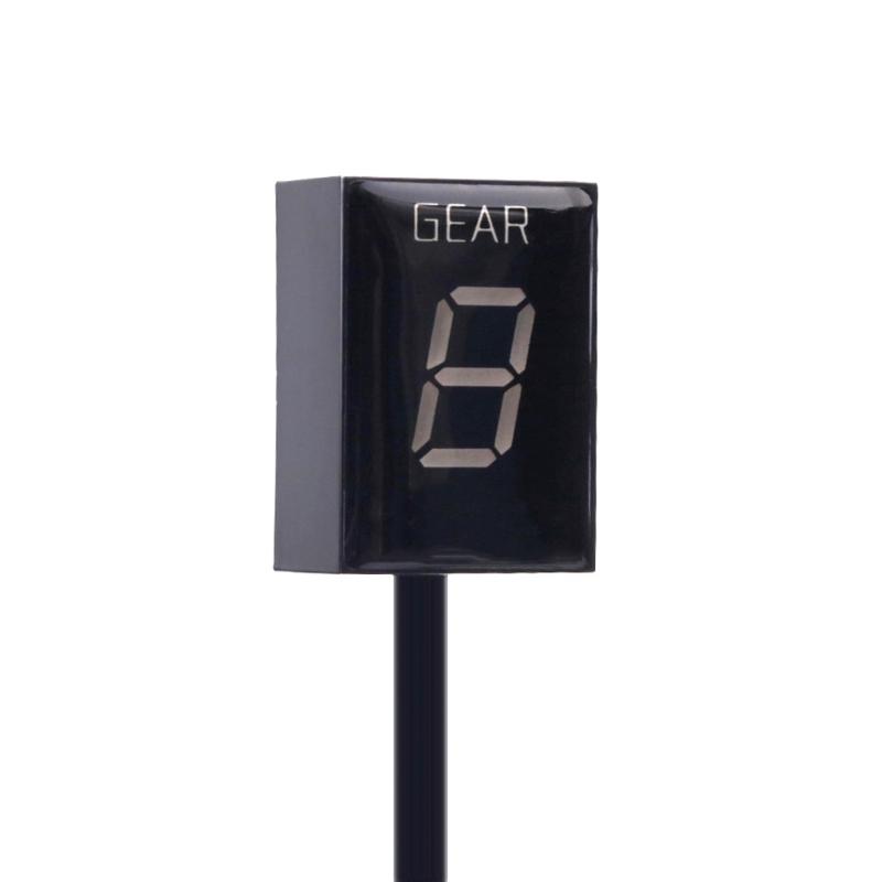 Mini Speed Digital Gear Indicator Shift Lever Display UnIversal Motorcycle External LCD Speed Display