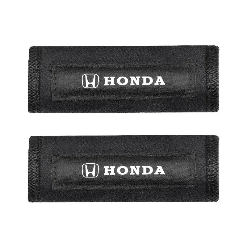 1/2PCS Car Interior Car Roof Handle Plush Protective Cover For Honda Civic Fit Accord City Vezel CR-V S660 Odyssey HR-V Insight