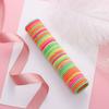 50Pcs 3cm Elastic Hair Ties Ponytail Holders Rubber Bands Hair Styling Tools for Girls