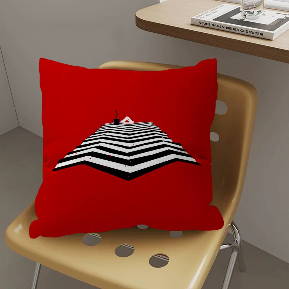 Vintage Twin Peaks Movie Cushion Cover Decorative Pillow Sofa Home Decor Case Pillow Cases