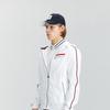 ONOFF Men S baSic Jumper With Sleeve Piping Color Of1103ga White