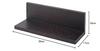 Doshisha Wall Shelf, L-shaped, 30cm wide. Easy to install with pins, suitable for rental properties. Made of natural wood. Wall-mounted decorative she
