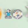 Registered Silly Goose Enamel Pins Humor Animal Doctor Nurse Veterinarian Medical Brooches Lapel Badge Jewelry Gifts for Friends