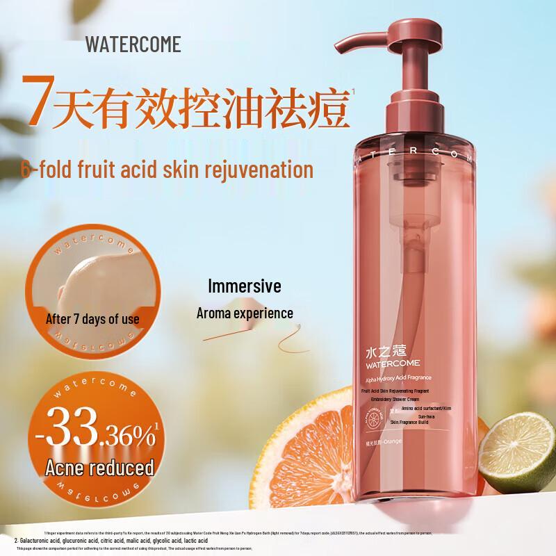 Water ZK Fruit Acid Exfoliating Shower Gel