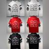 New Short Sleeve T Shirt numbers22No. 10 Jersey Football Uniform Mesh Sports Casual Shorts Couple Set