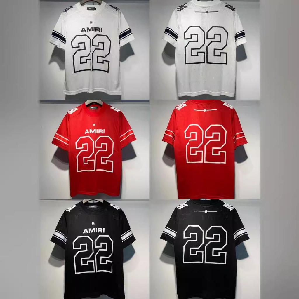 New Short Sleeve T Shirt numbers22No. 10 Jersey Football Uniform Mesh Sports Casual Shorts Couple Set