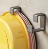 Punch-Free Stainless Steel Wall-Mounted Bathroom Basin Rack