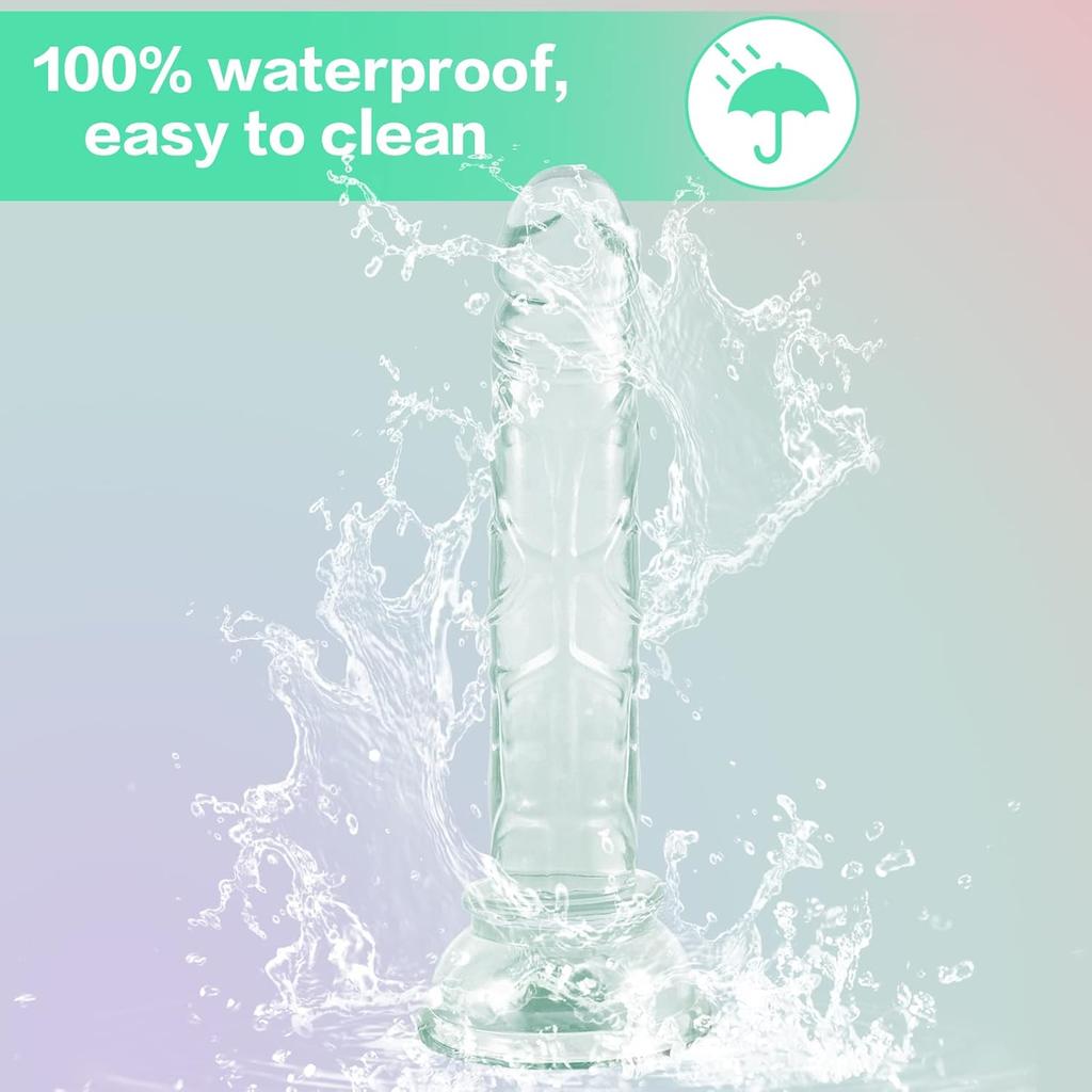 5.62 Inch Realistic Small Dildo, Anal Plug Training with Strong Suction Cup Anal Prostate Vaginal G-Spot Sex Toys for Beginners