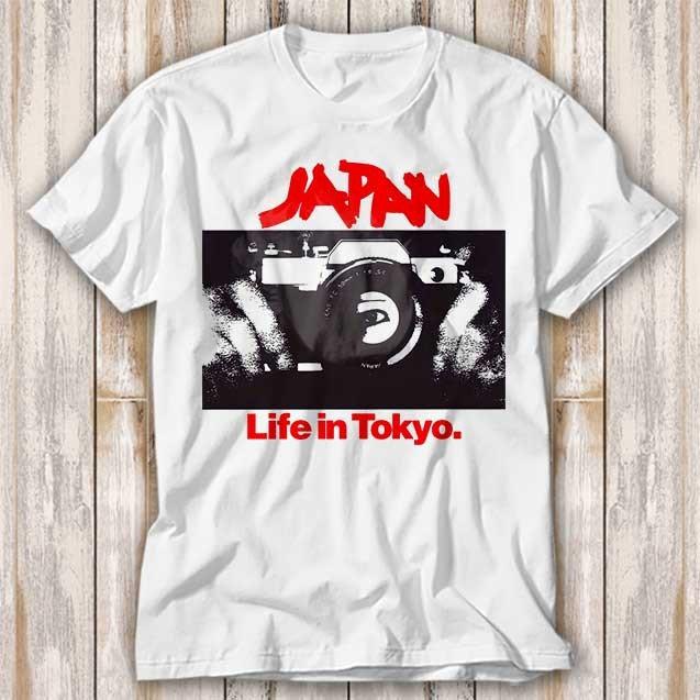 Japanese Tokyo Life Sylvian Synthesizer Tshirt Mens Tshirt Summer New Unisex Hiphop Rock Casual Tshirt S