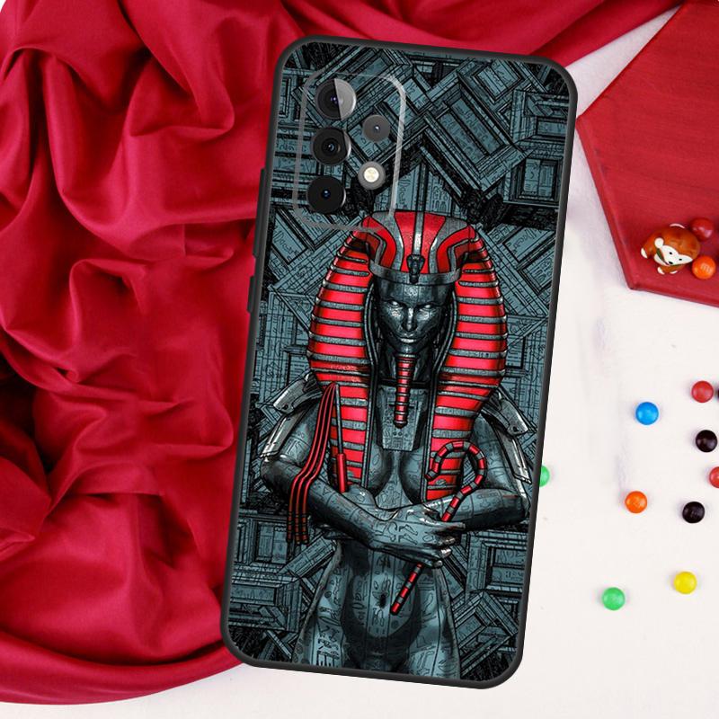 Egypt Nefertiti Anubis Ankh For Samsung Galaxy A52 A32 A22 A54 A14 A16 A26 A36 A56 A55 A35 A05 A06 A15 A53 A33 A13 Case