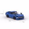 MOC Fairlady 240Z Racing Sports Car Vehicle Racer Building Blocks Brick Creative Garage Toys for Boys