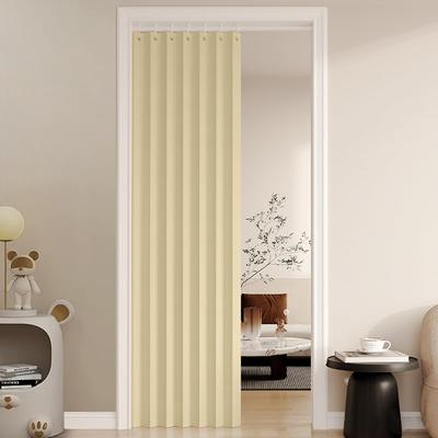 Accordion Room Divider Door Light Heat Cold Air Energy Stain Privacy Easy Suitable for Living Dressing Kitchen 100cm Wide X 180cm Curtain, Curtain,