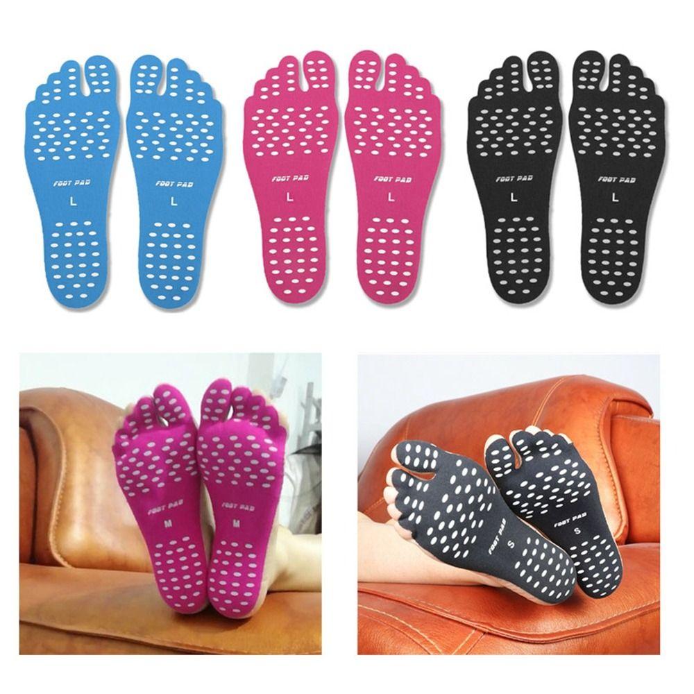 Non-slip Beach Shoes Silica Gel Foot Pads Elastic Beach Foot Patch Pads  Protection Foot