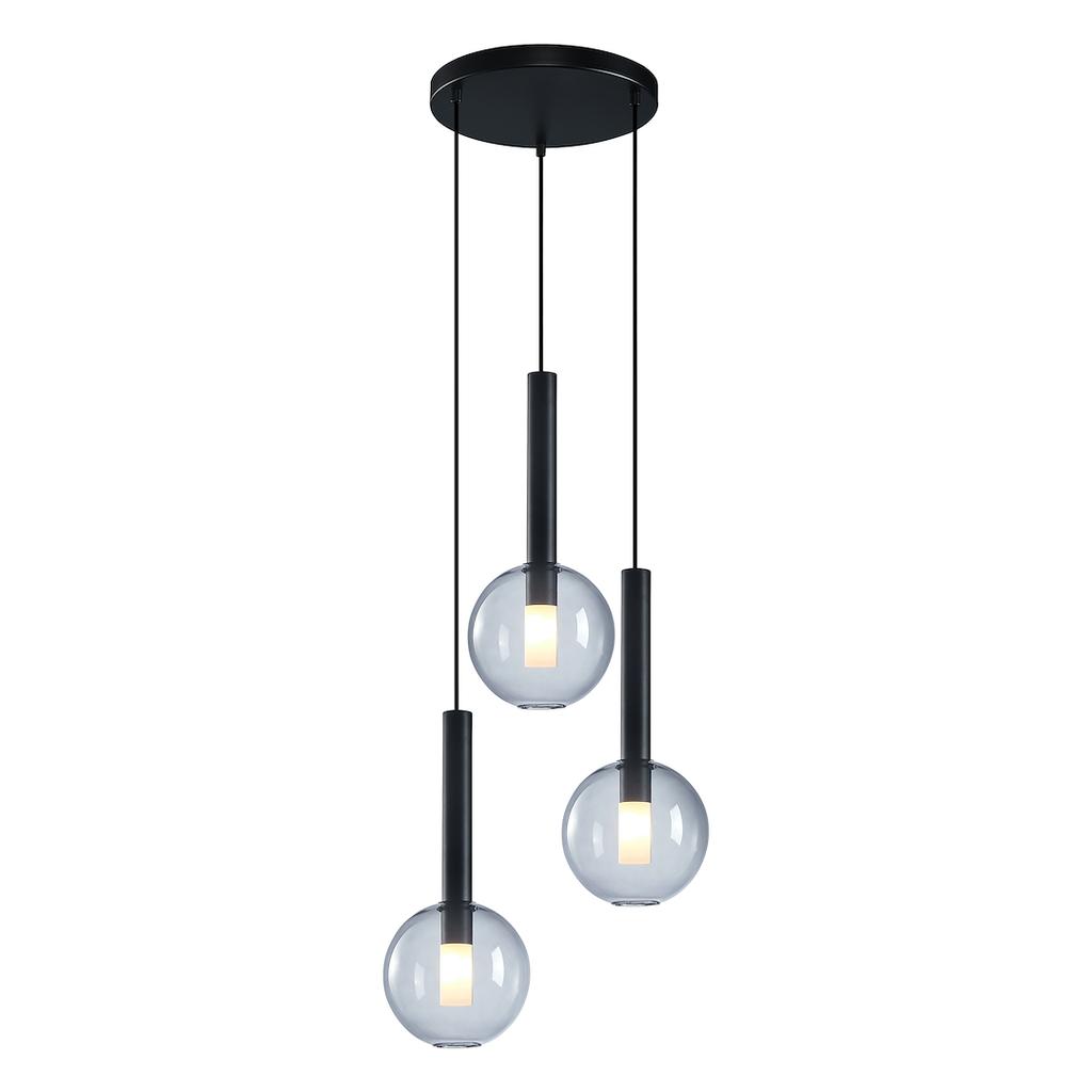 Lampa Wisząca Niko 3 G9 Czarny Milagro Ml0333