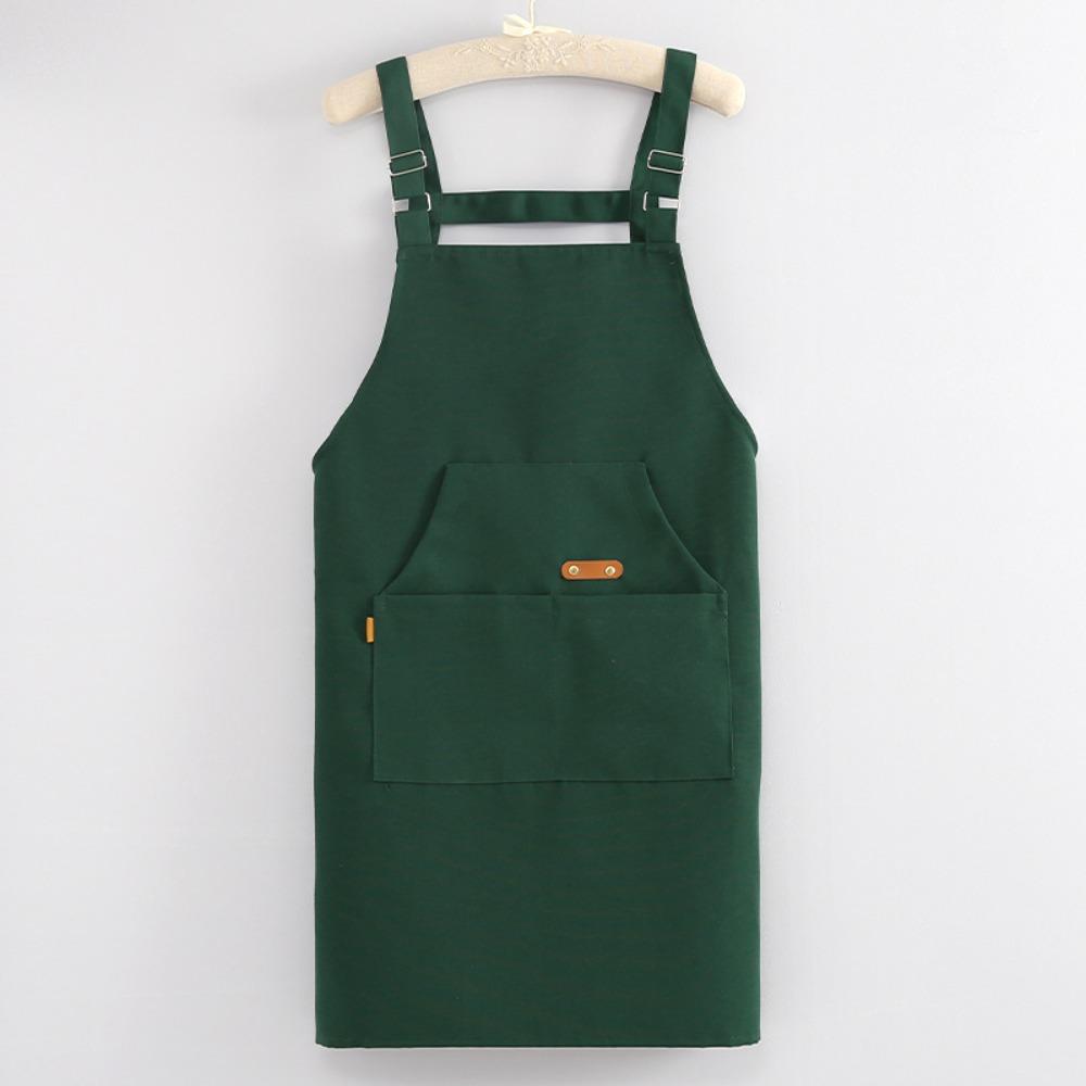 

Водонепроницаемый кухонный фартук Маслостойкая одежда для готовки и работы Новая униформа для ресторана зелёный