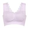 Wing Wacoal Non-Wired Bra - Prevents side spillage of the bust. [Night Up Bra Room] KB3511 PU M
