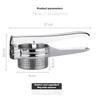 Stainless Steel Vegetable Dehydrator Manual Hand Press Cabbage Squeezer for Dumpling Filling Kitchen Cooking Tool