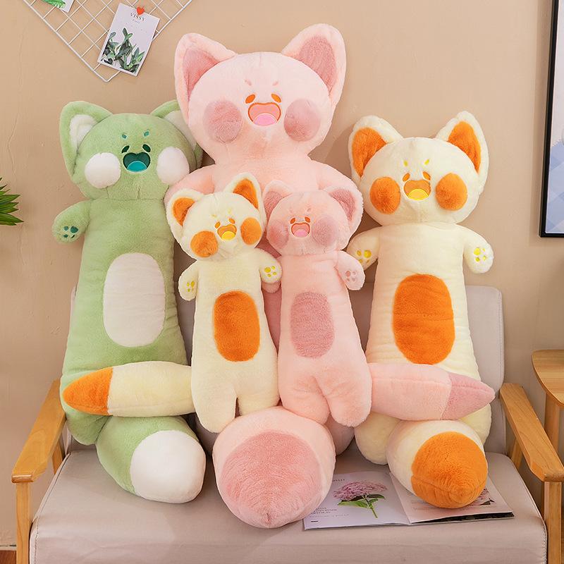 New Cute Cat Girl Sleeping Long Soft Cute Doo Cat Doll Children Doll