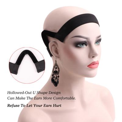 1/4Pcs Ear-Free Elastic Wig Band Lace Front Wigs Zero Ear Pressure Melting Edge Band Retractable Adjustable Headband