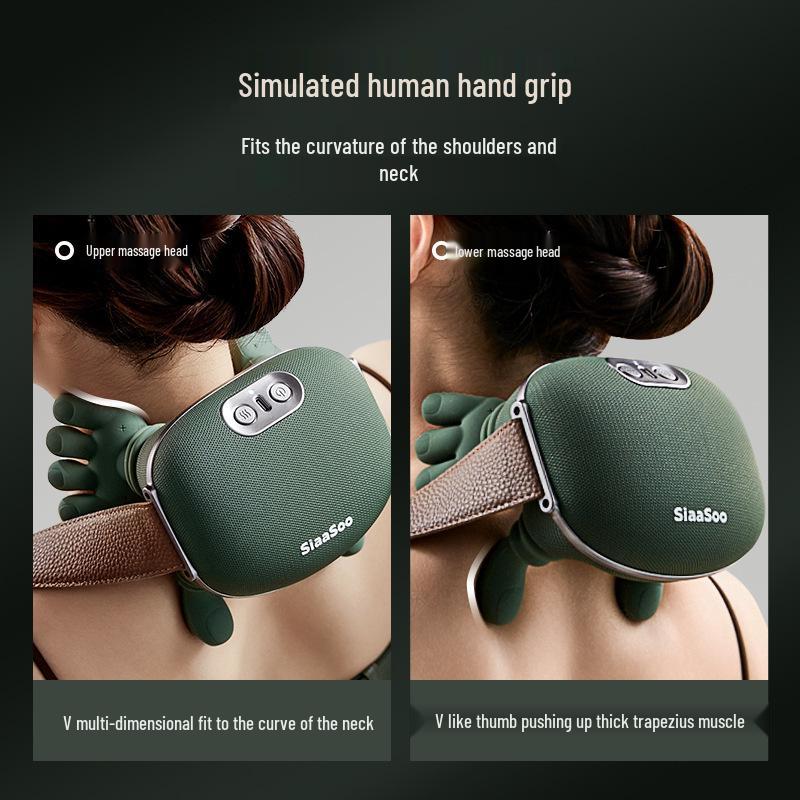 Elephant Art N7 Shoulder & Neck Massager - Ideal Father's Day Gift for Cervical & Trapezius Relief