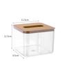 Tissue Clear Box Napkin Household Transparent Rectangular Wooden Modern Desktop Creative Transparent Table Tissue Box  Holder
