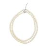 Men's Classic Elegant White Pearl Necklace - Versatile Accessory for Casual and Business Wear