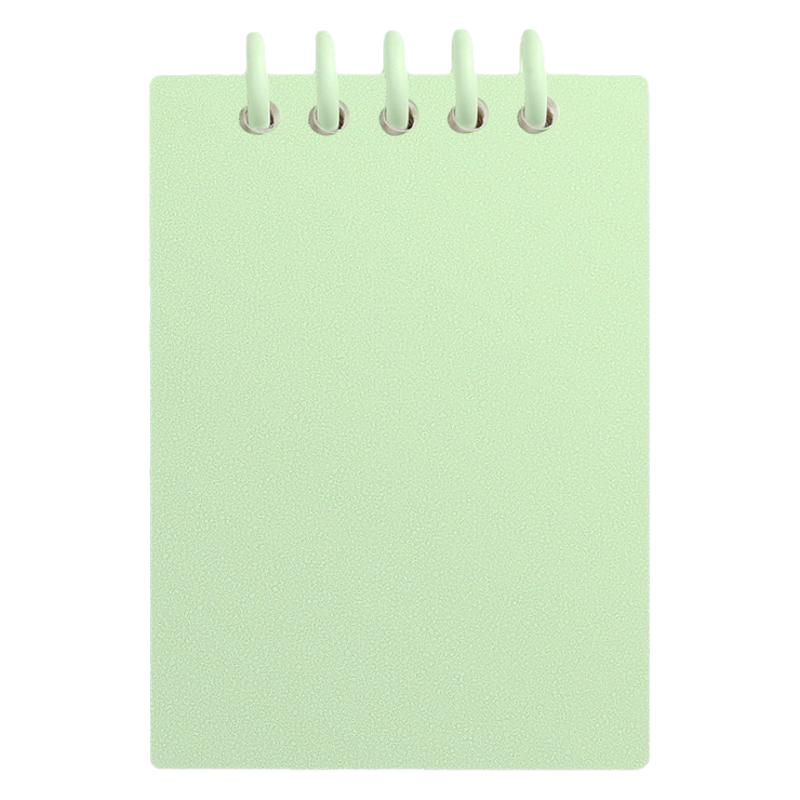 Креативный студенческий блокнот A7 зелёный