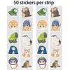 50-500PCS Cute Cat Meme Stickers Roll Trendy Kitten Stickers for Laptop Water Bottle Skateboard Phone Luggage Kids Adult Gift