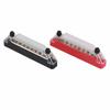 1 Pair 48V 150A 10 Terminal Bus Bar with 20 Terminals Power Distribution Terminal Block for Car RV Stud M6x2  Screw M4x8