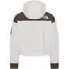 The North Face Color Block Logo Hooded Zip-Up Drop Shoulder Long Sleeve Jacket Women jackets Off-White NJ2HR30J