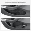 For Tesla Model Y Juniper/Launch 2025 Car Side Door Handle Storage Box Gate Slot Anti Dirty Storage Tidying Tray Accessories