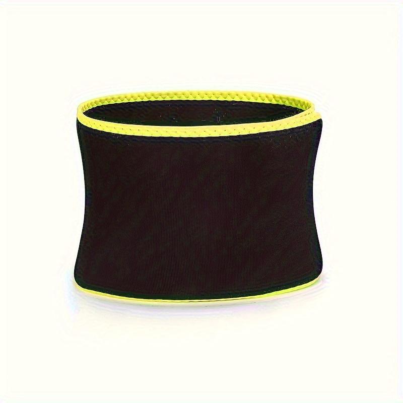 

Регулируемый женский пояс для сауны, усиливающий потоотделение, для контроля живота, пояс-триммер для талии, бандаж для живота, аксессуар для фитнеса и тренировок в зале жёлтый