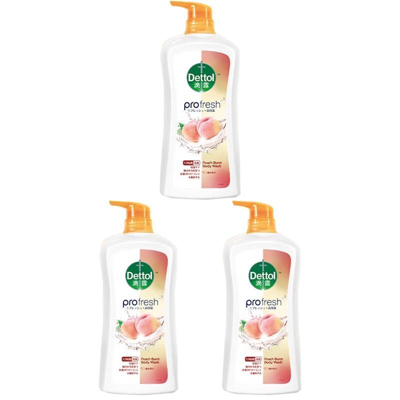 Dettol Refreshing & Moisturizing Shower Gel with Sweet Peach Scent