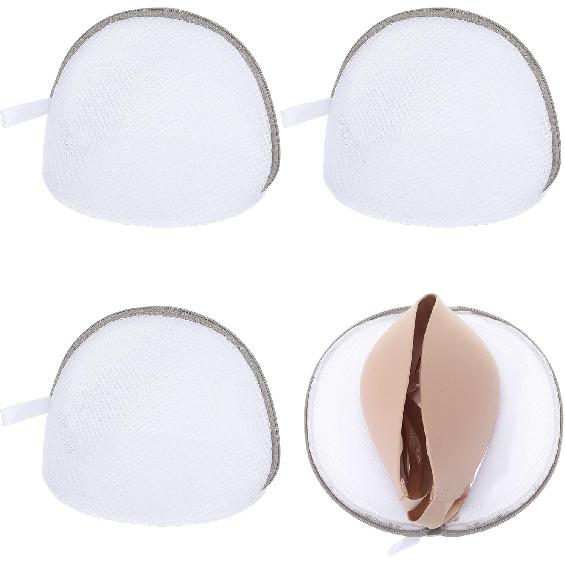 4PCS Bra Washing Bags, Mesh Bra Wash Bag with Zipper Wash Bag for Bras Washing Bags for Laundry Lingerie Bras Washin Protector for Women