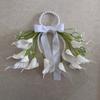 Weiße Blüten Hochzeitsblumen Perlenhenkel Oberer Griff Strauß Brautstrauß Hochzeitskoordinator