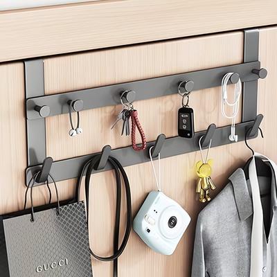 Haken Über Tür Badezimmer Organizer Regal Langlebig Türen Rückseite Hängend Reihe Haken Halter Mantel Hut Handtücher Aufhänger Küchenhaken Regal
