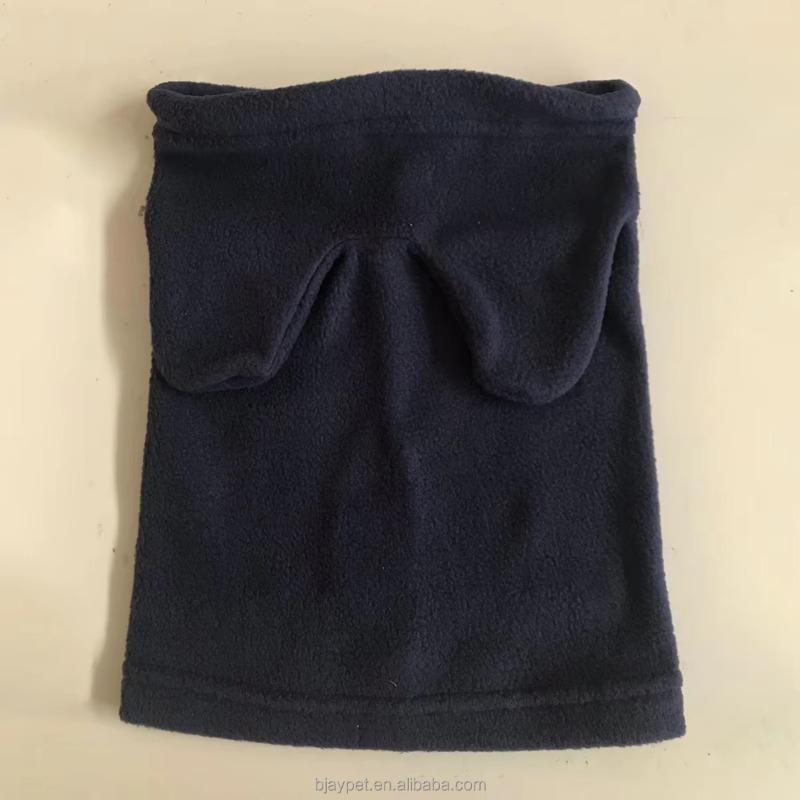 Pet Hat Fleece Adjustable Dog Warm Hat Windbreak Thickened Ears Hoodie for Cat Small Animal Medium To Large Dog Pets Hiking