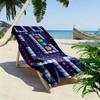 Pac‑Man2 Print Beach Towel, Large Soft Quick Dry Towel for Beach Camping Swimming