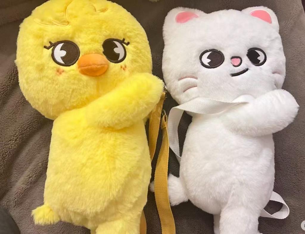 New Plush Animal Doll Crossarm Bag Anke Pop up Week SKZ Fans K-pop Birthday Gift Children Adult Gift Decoration