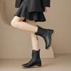 Soft Leather Boots - New Lined Snow Boots with Thick Soles - Women's Shoes with Soft Soles